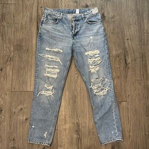 Boyfriend Ripped Jeans